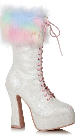 5 Inch Chunky Heel Unicorn Boot