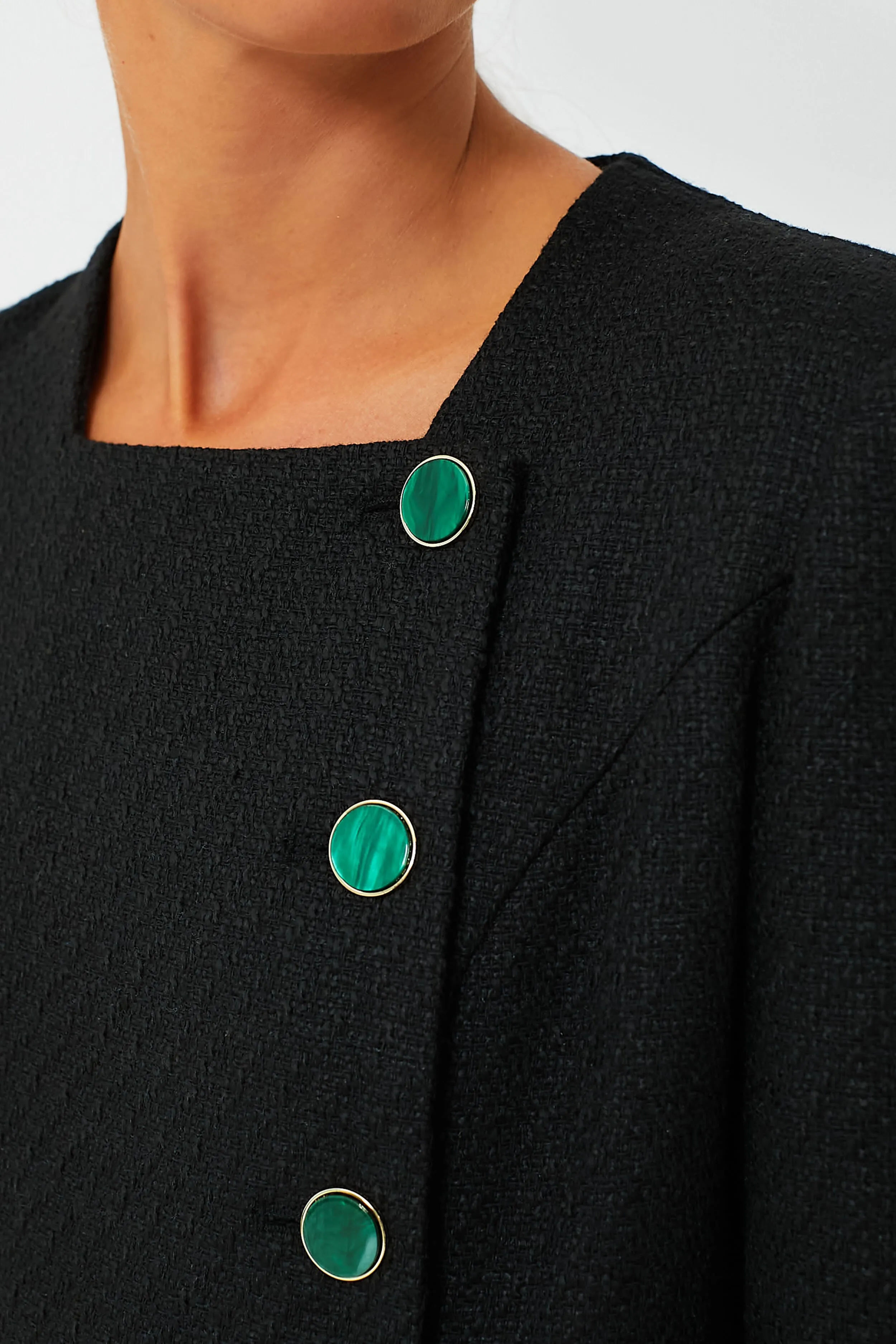 Black Tweed Winslet Dress