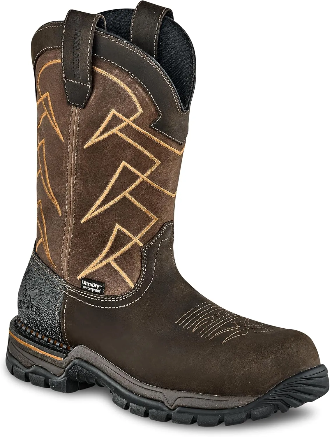 Irish Setter, Two Harbors, Mens, 11", Waterproof, Non-Metallic Safety Toe, Work Boot