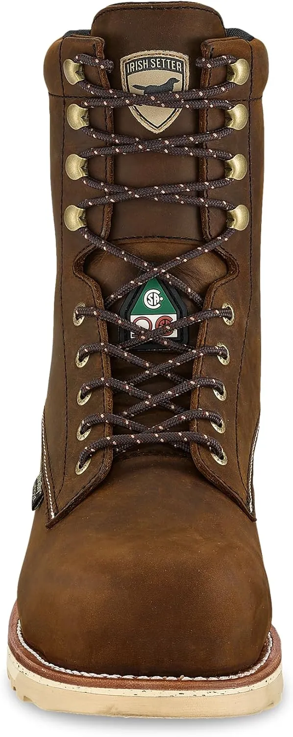Irish Setter, Wingshooter ST, Mens, 8", Waterproof, Non-Metallic Safety Toe (CSA), Work Boot