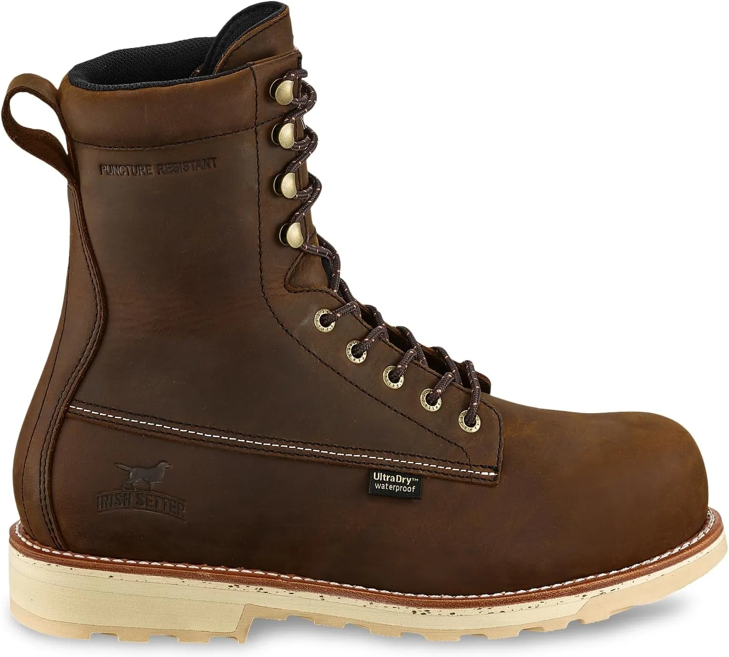 Irish Setter, Wingshooter ST, Mens, 8", Waterproof, Non-Metallic Safety Toe (CSA), Work Boot