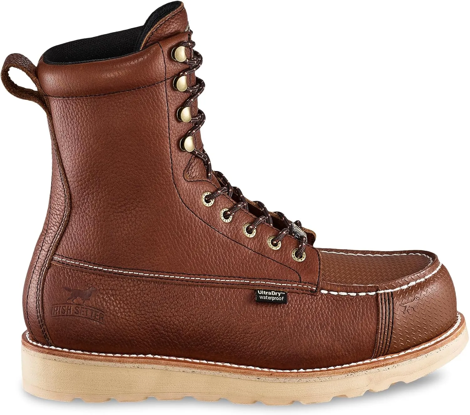 Irish Setter, Wingshooter XD, Mens, 8", Waterproof, Non-Metallic Safety Toe, Work Boot