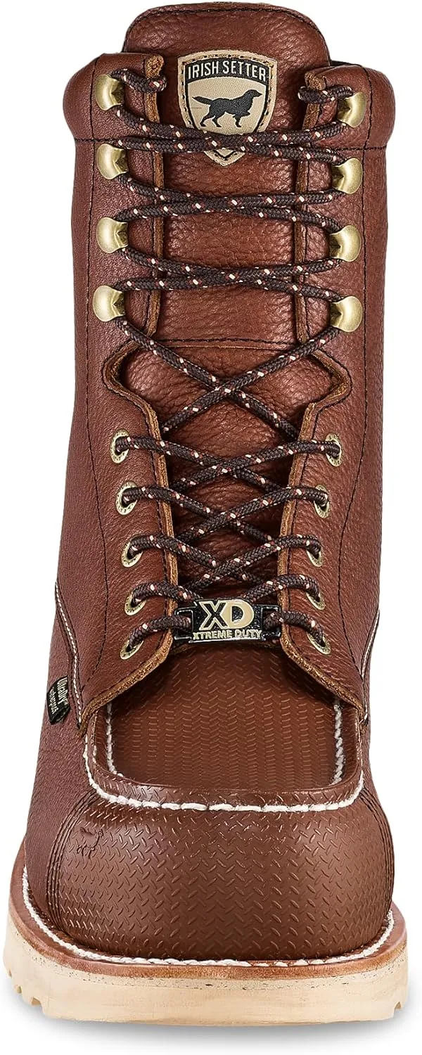 Irish Setter, Wingshooter XD, Mens, 8", Waterproof, Non-Metallic Safety Toe, Work Boot
