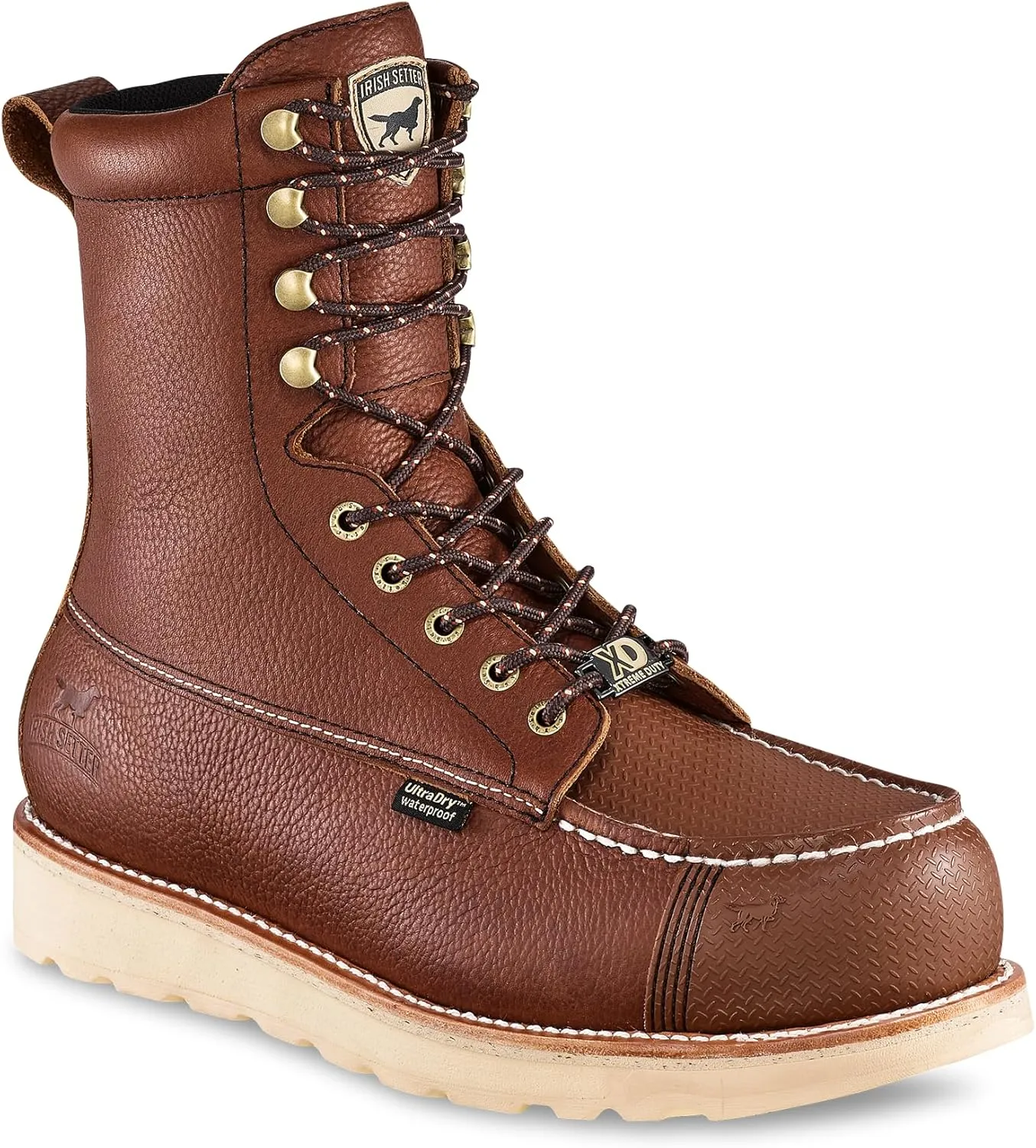 Irish Setter, Wingshooter XD, Mens, 8", Waterproof, Non-Metallic Safety Toe, Work Boot