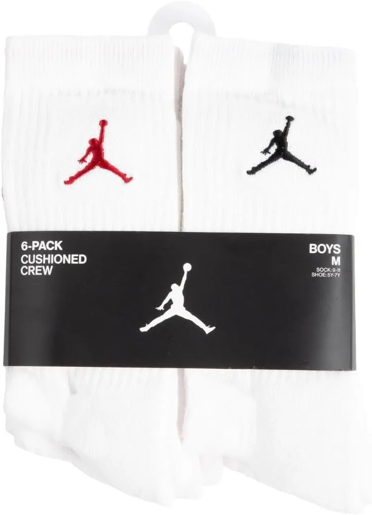 Jordan Baby Boy's Legend Crew 6-Pack (Infant/Toddler/Little Kids/Big Kids)