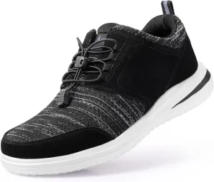 Men's Extra Wide Shoes for Walking All Day, Orthopedic Sneakers with Arch Support, Wide Toe Box Shoes for Plantar Fasciitis Pain Relief