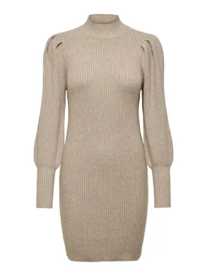 Onlkatia L/s Dress Knt Noos - Beige