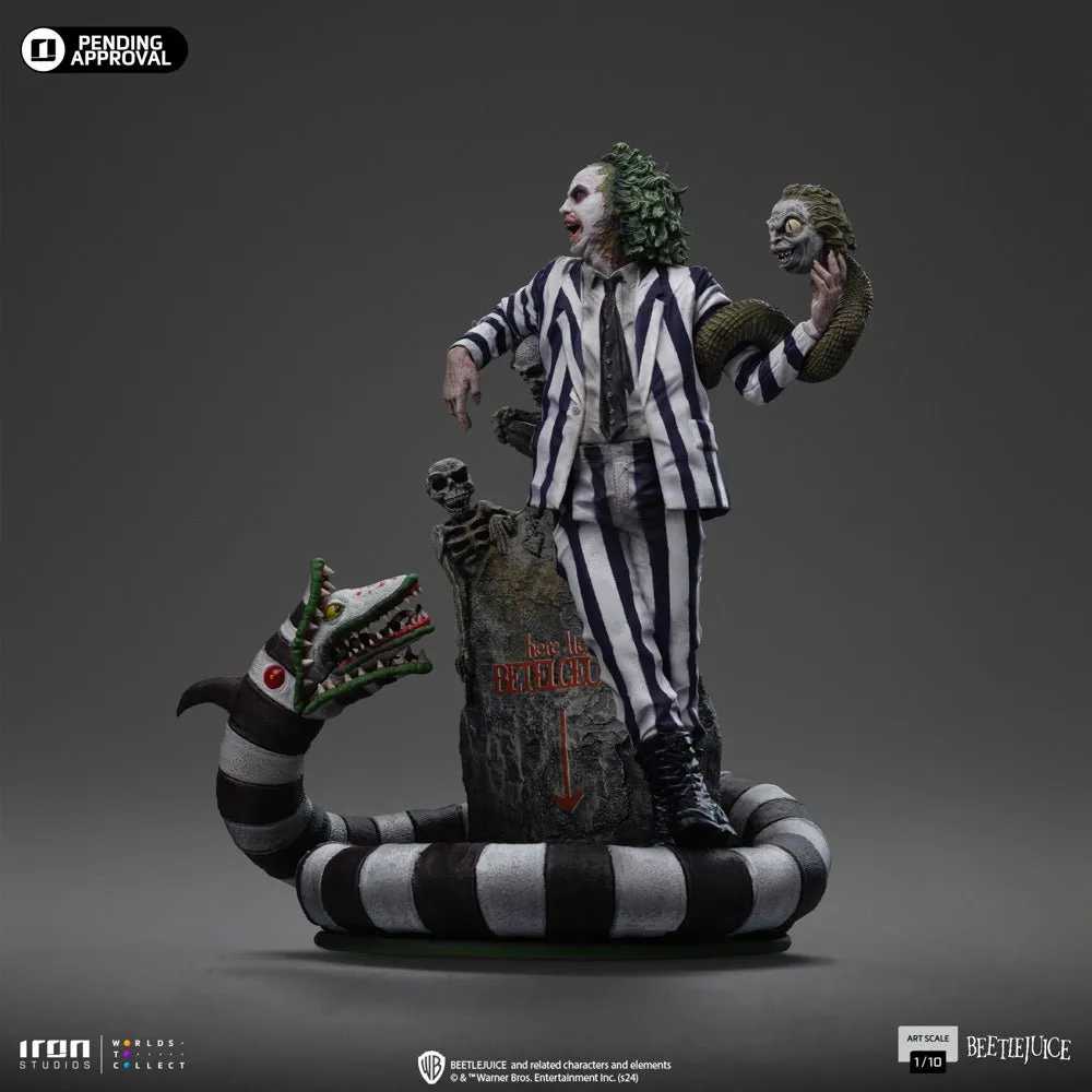 PRE-ORDER: Iron Studios Beetlejuice Beetlejuice: Beetlejuice Art Scale 1/10 Statue