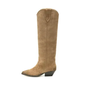 Pre Order:  Slip On Leather Cowboy Boots