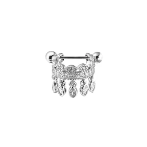 Sparkling Fringe Helix Barbell Piercing (20G)