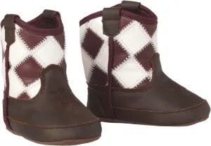 Twister Boys Braxton Style Baby Bucker Boot, Size 02, Brown