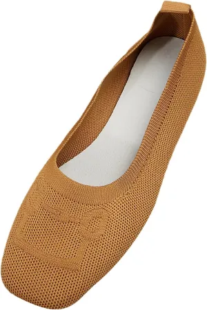 Wide Ballet Shoes for Women Width Foldable Knit Women with Arch Support Comfortable Shoes Comfort Womens Flip Flops
